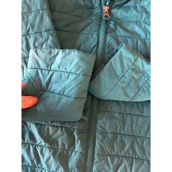Lands end teal jacket size 7 - Picture 4 of 7